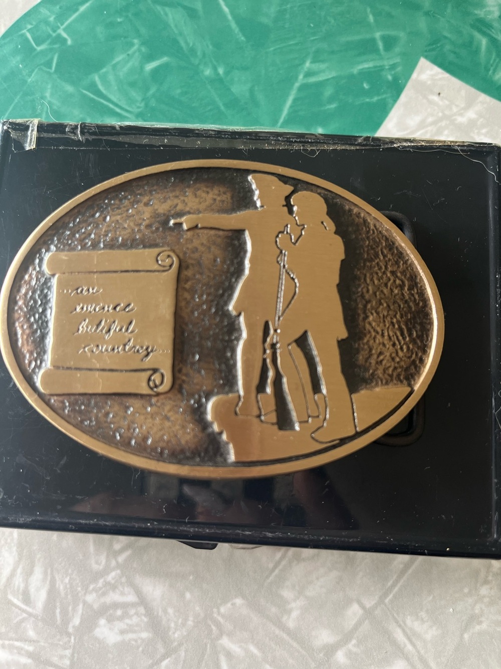 Vintage Solid Bronze 182 of 6,000 Buckles